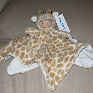 Brand new with tags, baby toy/blankie, super cute giraffe, very soft